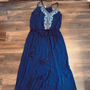 Blue maxi dress